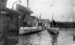 Los Nuevos Submarinos Españoles en Tarragona - El "A I Monturiol" y El "A.2 C...