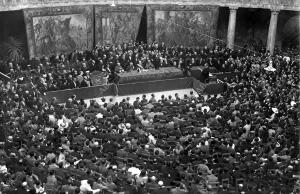 En el palacio de Carlos V en Granada Sesion inaugural del congreso internacional...