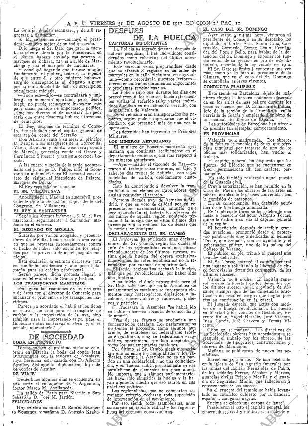 ABC MADRID 31-08-1917 página 11