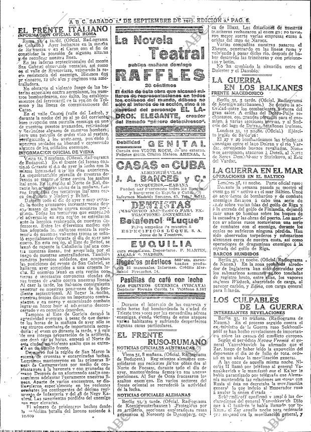 ABC MADRID 01-09-1917 página 6