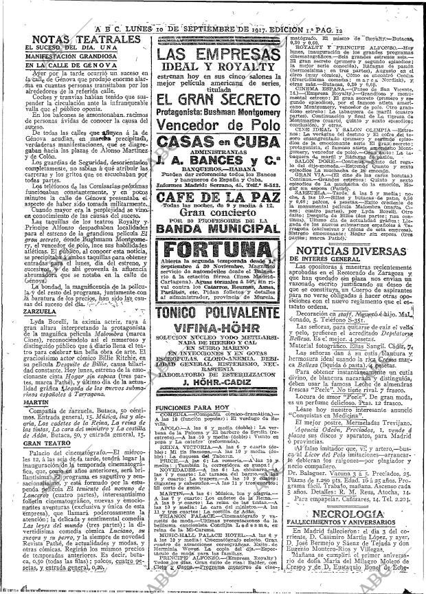 ABC MADRID 10-09-1917 página 12