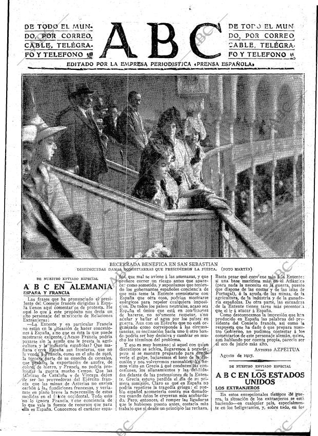 ABC MADRID 10-09-1917 página 3