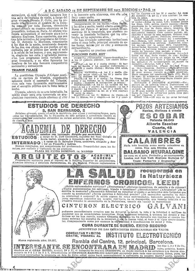 ABC MADRID 15-09-1917 página 12