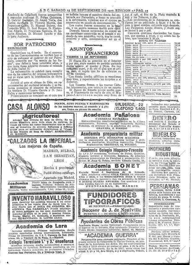 ABC MADRID 15-09-1917 página 15