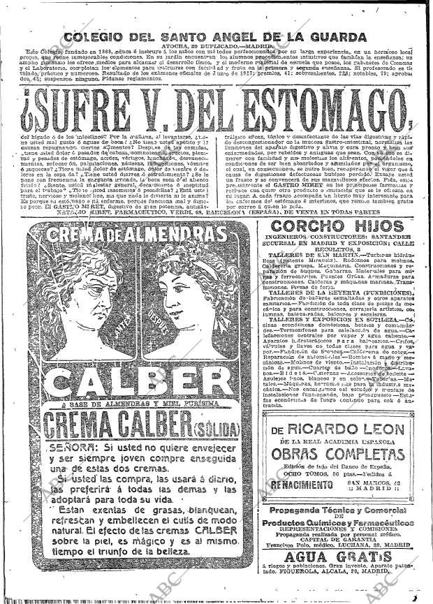 ABC MADRID 15-09-1917 página 20