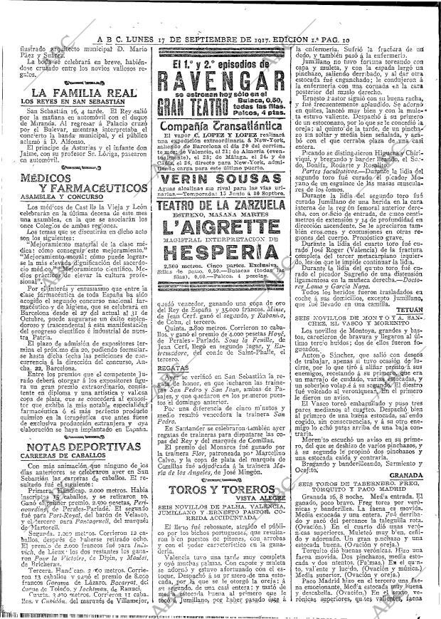 ABC MADRID 17-09-1917 página 10