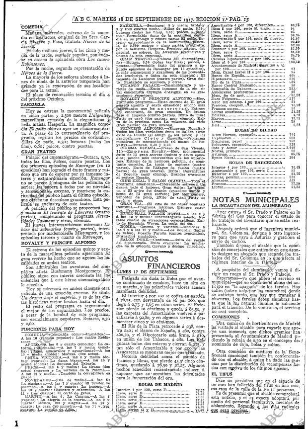 ABC MADRID 18-09-1917 página 13