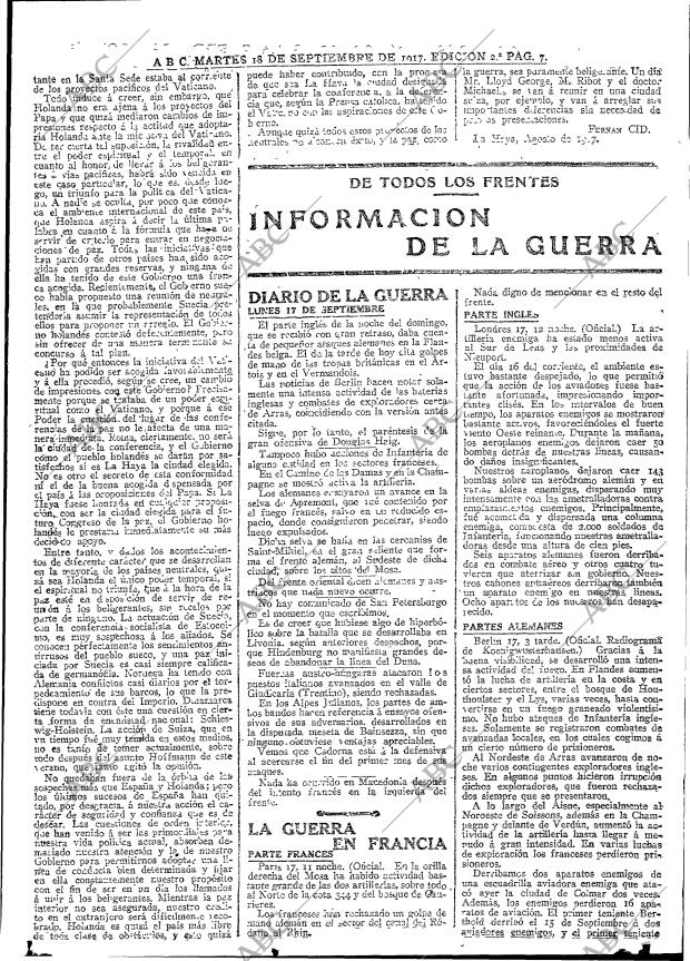 ABC MADRID 18-09-1917 página 7