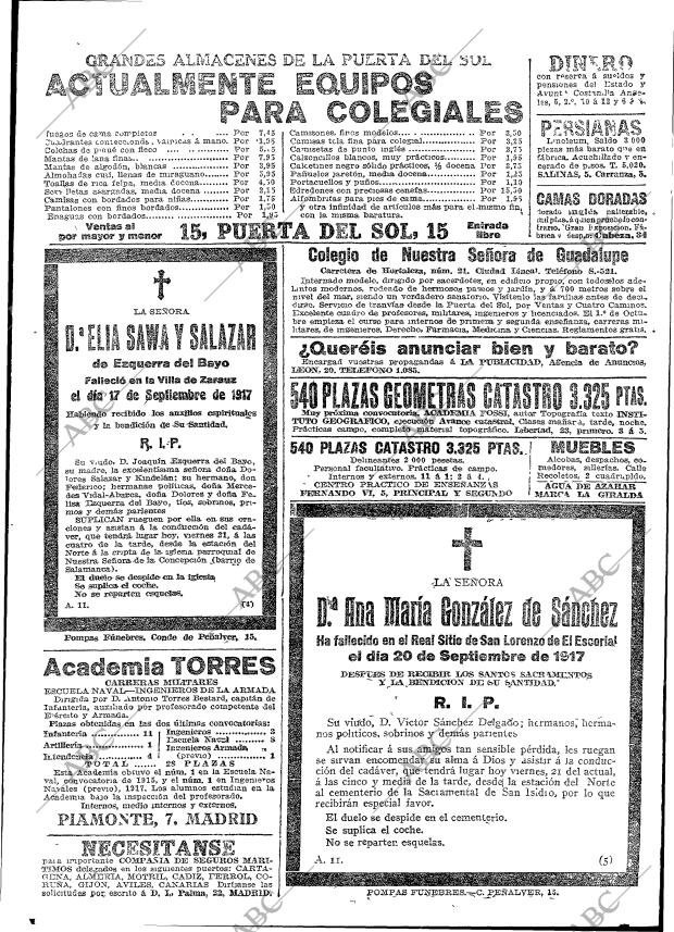 ABC MADRID 21-09-1917 página 19