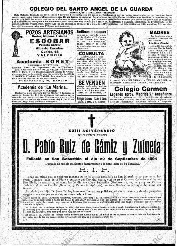 ABC MADRID 21-09-1917 página 21