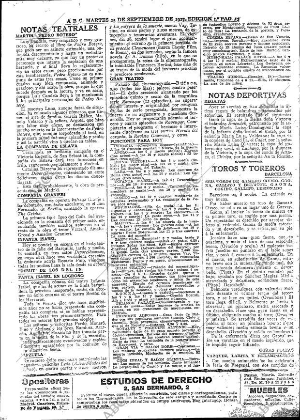 ABC MADRID 25-09-1917 página 13
