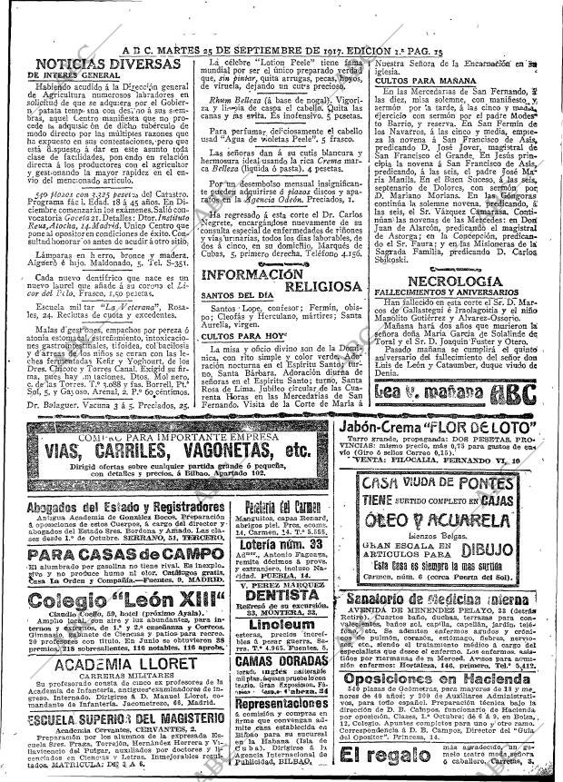 ABC MADRID 25-09-1917 página 15