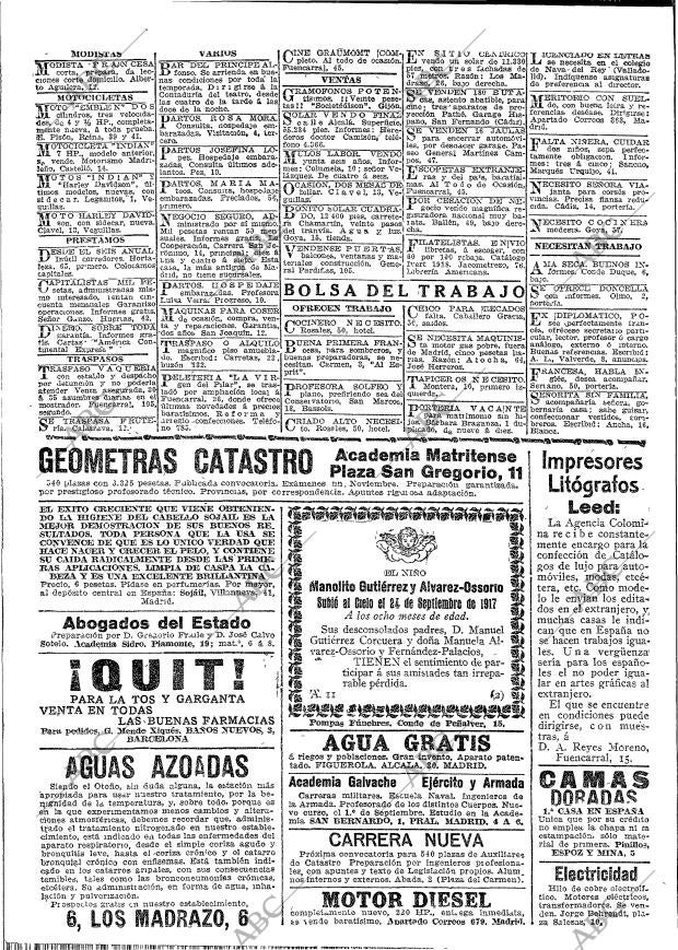 ABC MADRID 25-09-1917 página 18