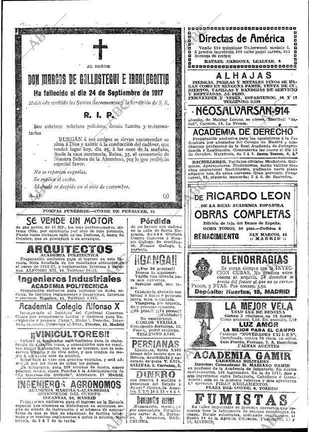 ABC MADRID 25-09-1917 página 19