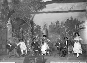 En el teatro de Novedades una escena de la Obra "la primera de Feria" de...