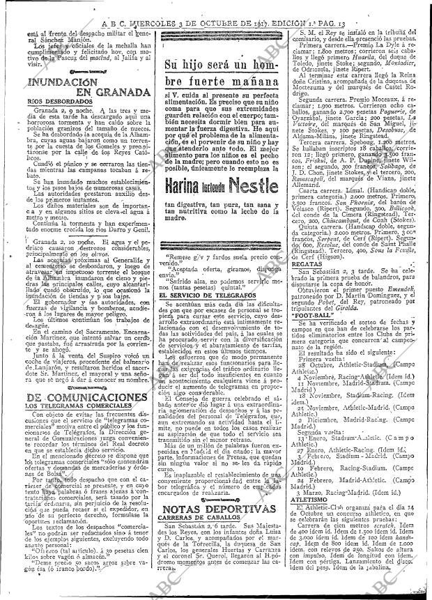 ABC MADRID 03-10-1917 página 13