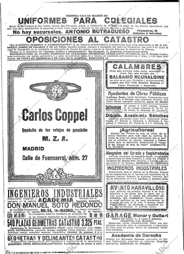 ABC MADRID 03-10-1917 página 22