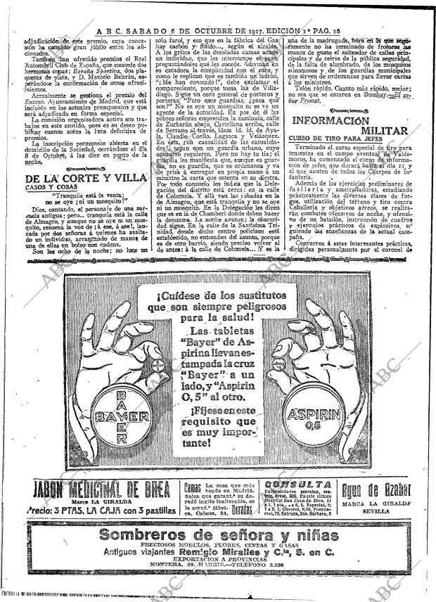 ABC MADRID 06-10-1917 página 16