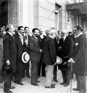 El viaje del presidente machado el jefe del estado Portugues (1)y el presidente...