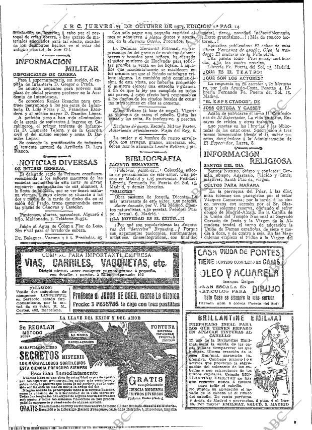 ABC MADRID 11-10-1917 página 14