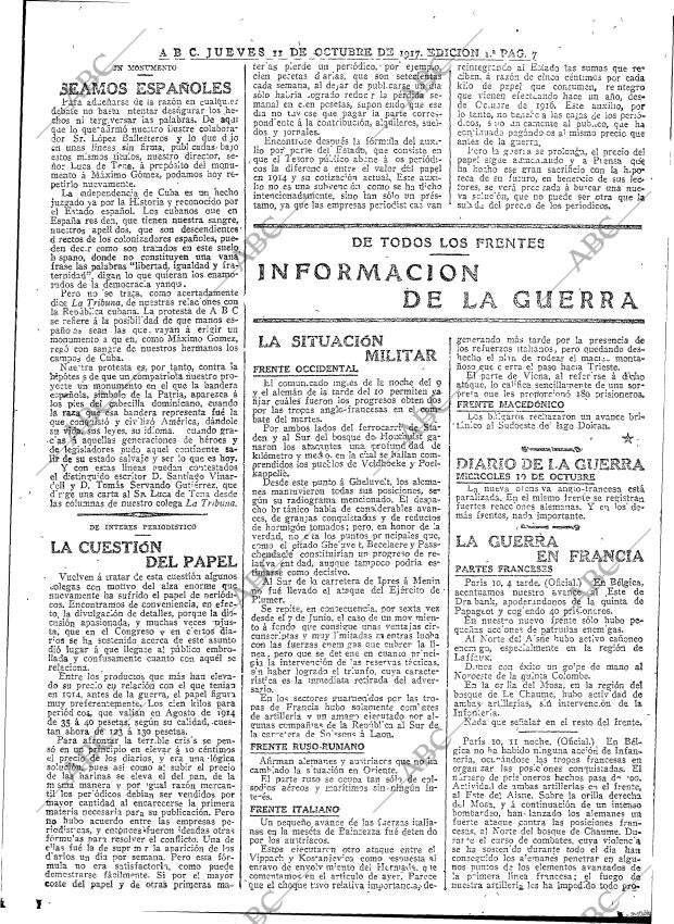 ABC MADRID 11-10-1917 página 7