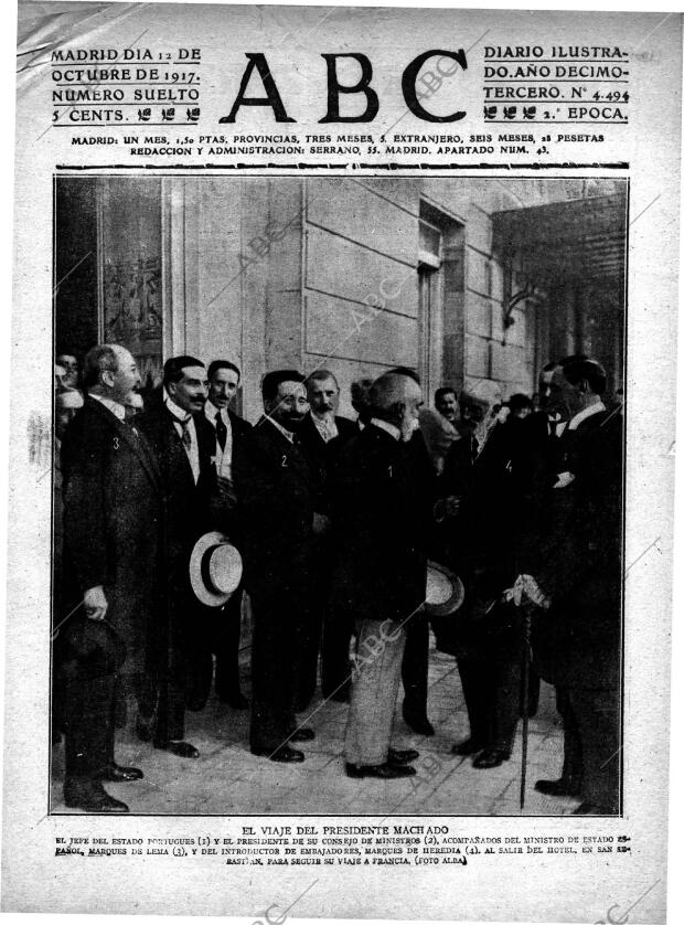 ABC MADRID 12-10-1917 página 1