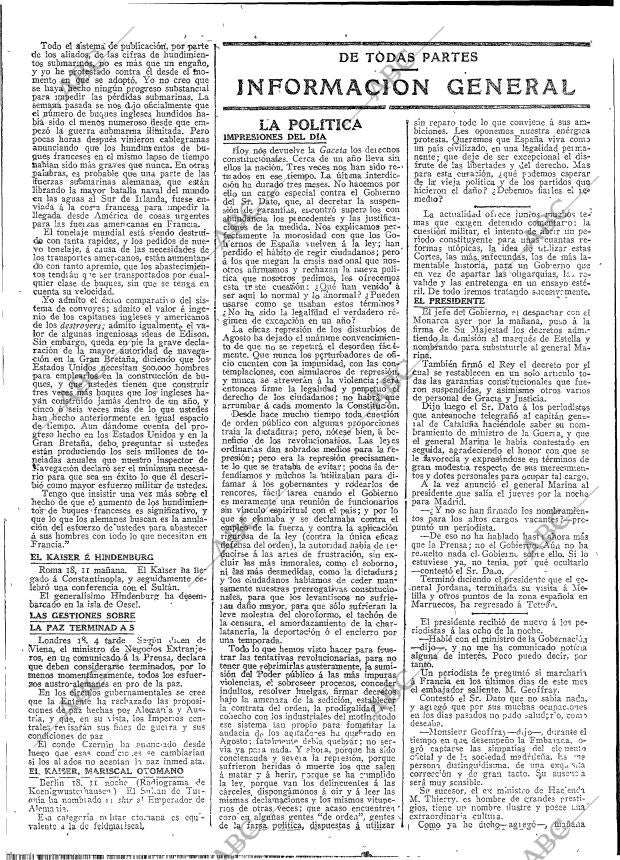 ABC MADRID 19-10-1917 página 10