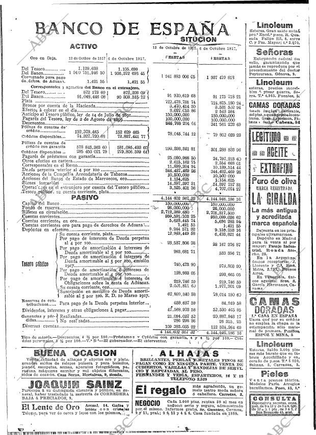 ABC MADRID 19-10-1917 página 22