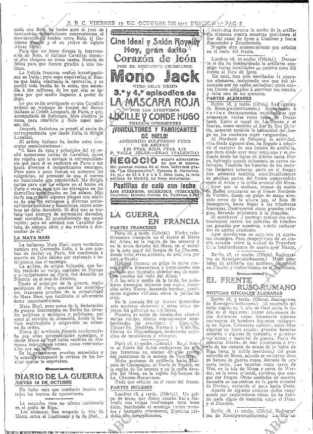 ABC MADRID 19-10-1917 página 8