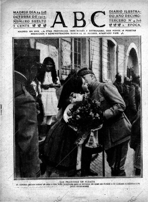 ABC MADRID 24-10-1917 página 1