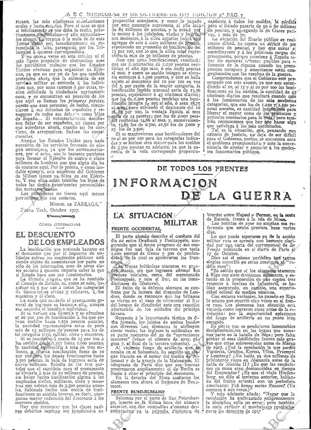 ABC MADRID 24-10-1917 página 7