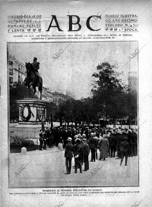 ABC MADRID 28-10-1917 página 1