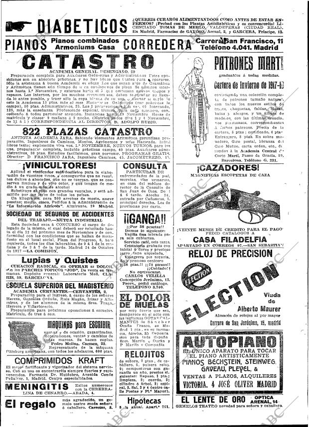 ABC MADRID 28-10-1917 página 23