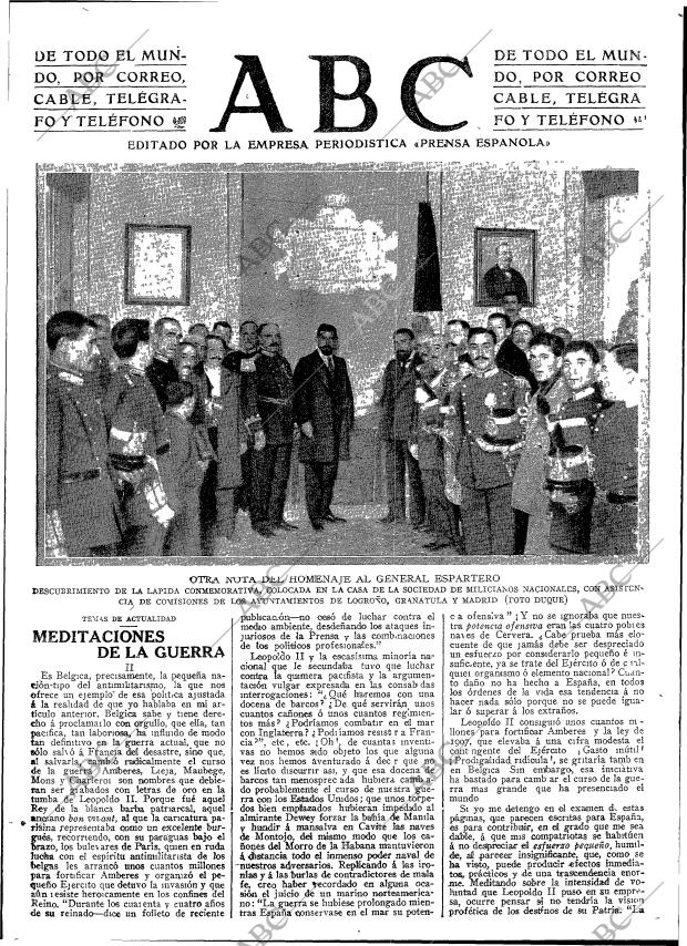 ABC MADRID 28-10-1917 página 3