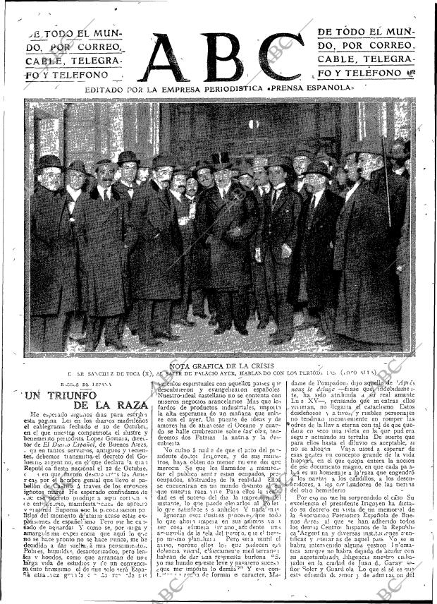 ABC MADRID 30-10-1917 página 3