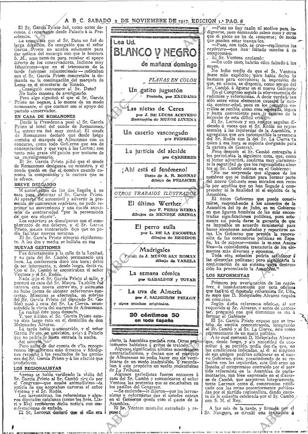 ABC MADRID 03-11-1917 página 6