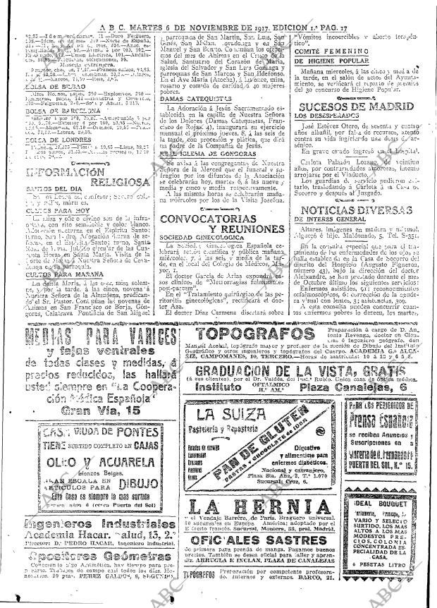 ABC MADRID 06-11-1917 página 17