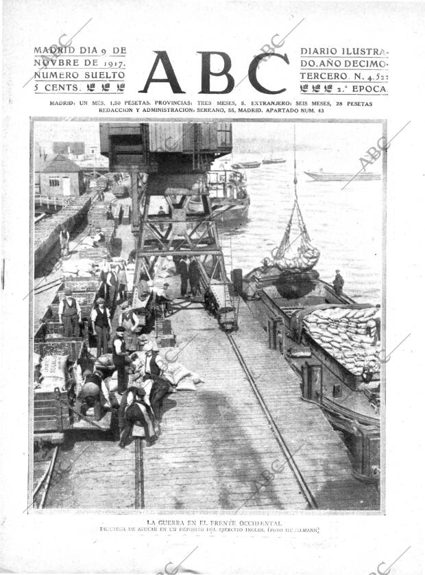 ABC MADRID 09-11-1917 página 1