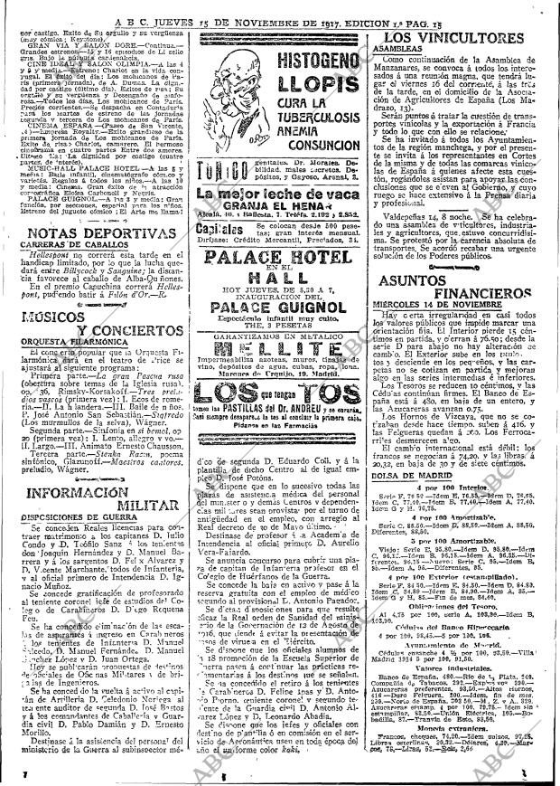 ABC MADRID 15-11-1917 página 15