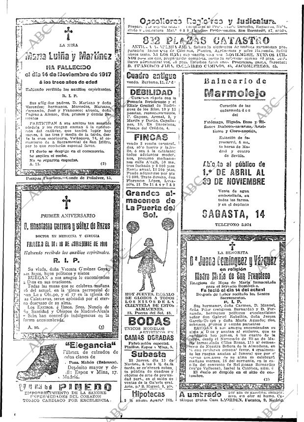 ABC MADRID 15-11-1917 página 21