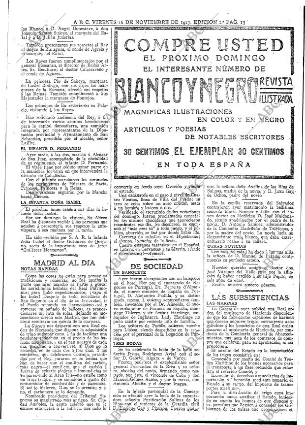 ABC MADRID 16-11-1917 página 13