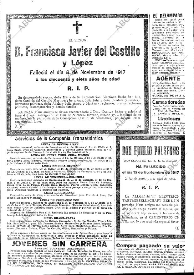 ABC MADRID 16-11-1917 página 23