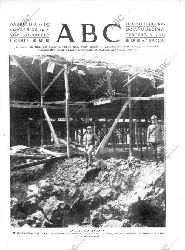 ABC MADRID 22-11-1917 página 1