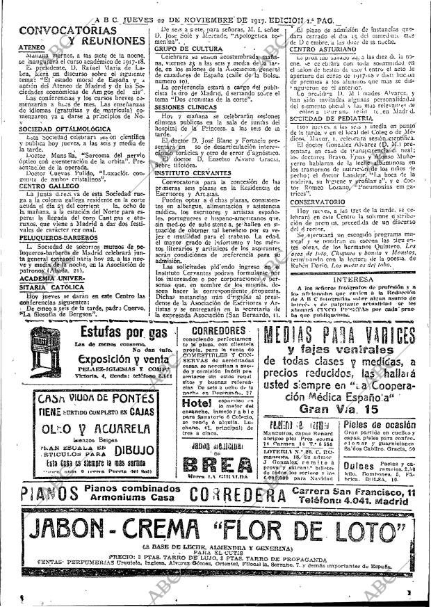 ABC MADRID 22-11-1917 página 19