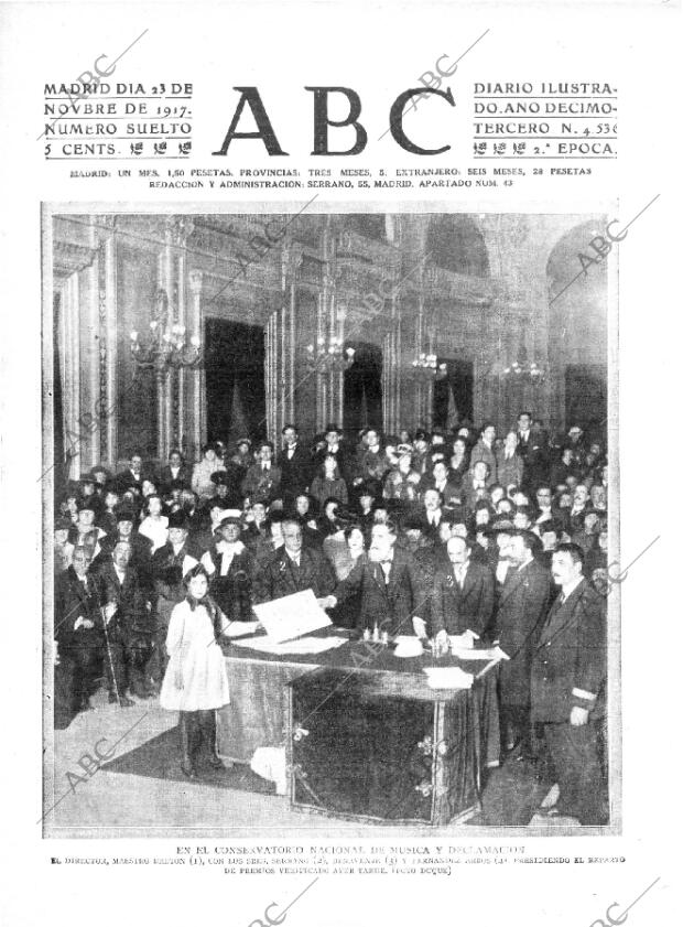 ABC MADRID 23-11-1917 página 1