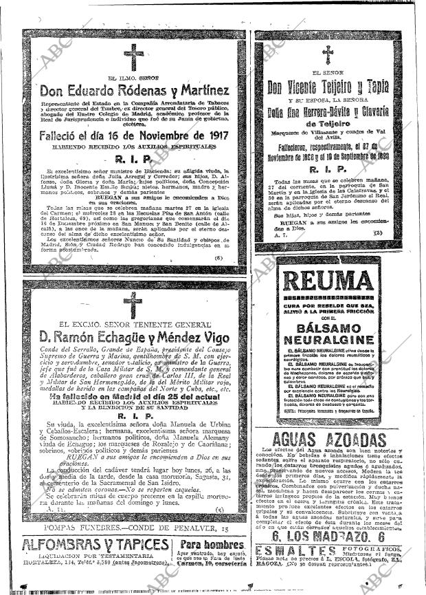 ABC MADRID 26-11-1917 página 22