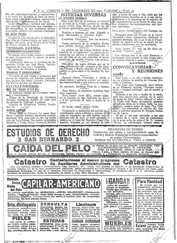 ABC MADRID 07-12-1917 página 18