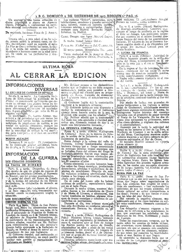 ABC MADRID 09-12-1917 página 16