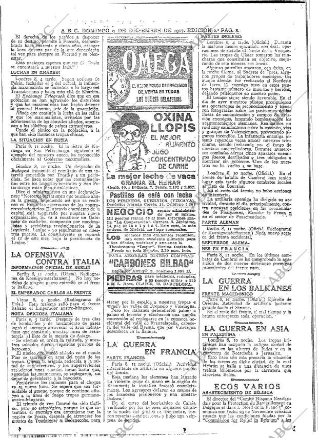 ABC MADRID 09-12-1917 página 8