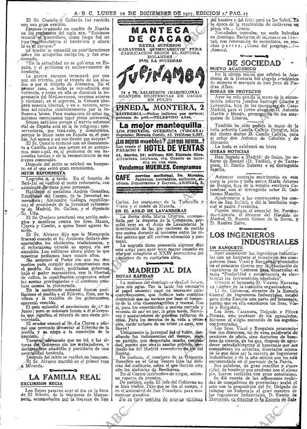 ABC MADRID 10-12-1917 página 11